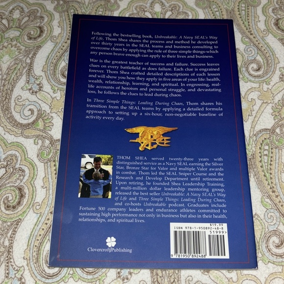 GUC Tree Simple Things Leading During Chaos Paperback by Thom Shea - Picture 2 of 2